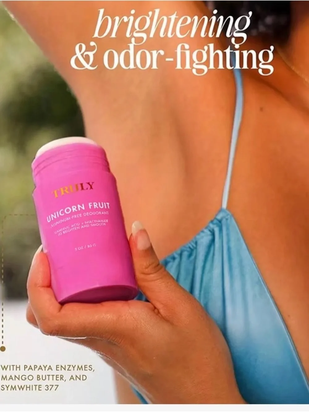 TRULY Deodorant Unicorn Fruit - Hot Pink